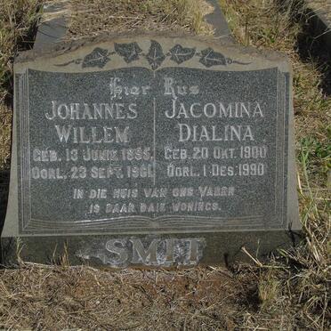 SMIT Johannes Willem 1895-1961 &amp; Jacomina Dialina 1900-1990