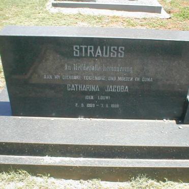 STRAUSS Catharina Jacoba geb. LOUW 1909-1969