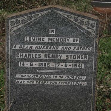 STONER Charles Henry 1885-1941