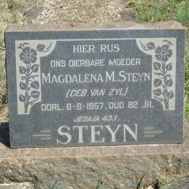 STEYN Magdalena M. nee VAN ZYL -1957