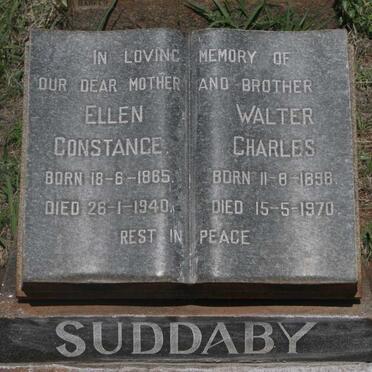 SUDDABY Ellen Constance 1865-1940 :: SUDDABY Walter Charles 1898-1970 