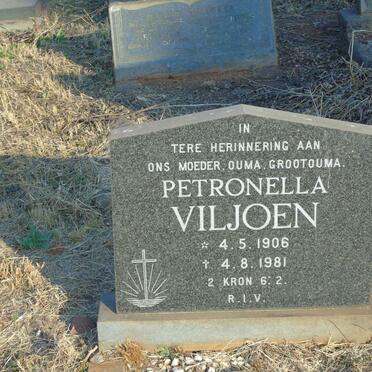 VILJOEN Petronella 1906-1981