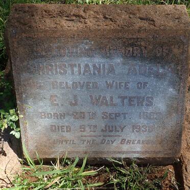 WALTERS Christiania Adel 1863-1930
