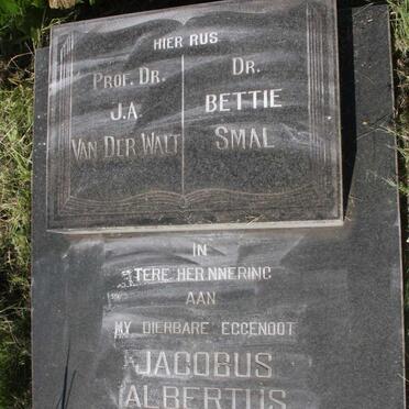 WALT Jacobus Albertus, van der 1912-1988 :: SMAL Bettie