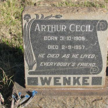 WENKE Arthur Cecil 1905-1957