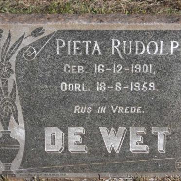 WET Pieta Rudolph, de 1901-1959