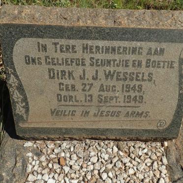 WESSELS Dirk J.J. 1949-1949