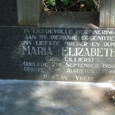 WEIBERLE Maria Elizabeth CILLIERS 1899-1950 :: RADEMEYER Willie 1911-1974 _3