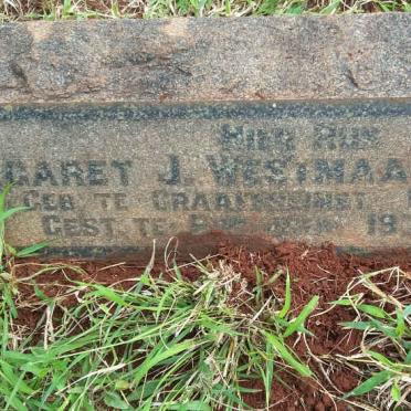 WESTMAAS Margaret Jane nee SINCLAIR 1888-1925