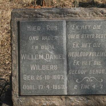 WILBERS Willem Daniel 1867-1953