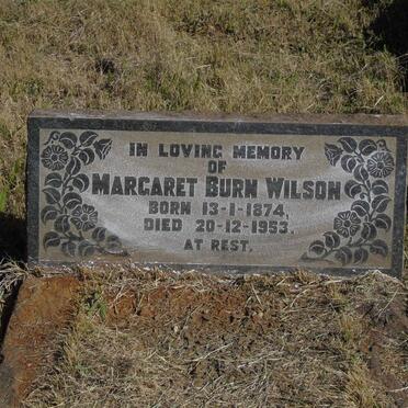 WILSON Margaret Burn 1874-1953