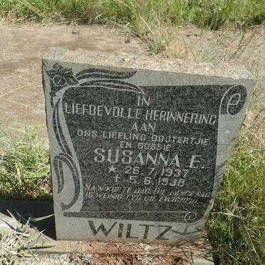 WILTZ Susanna E. 1937-1938