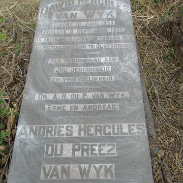 WYK Andries Hercules du Preez, van 1903-1964 :: VAN WYK Dawid Hercules 1935-1953