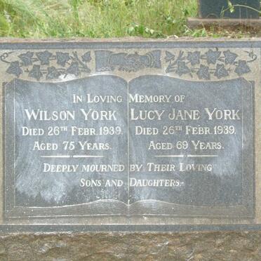 YORK Wilson -1939 & Lucy Jane -1939