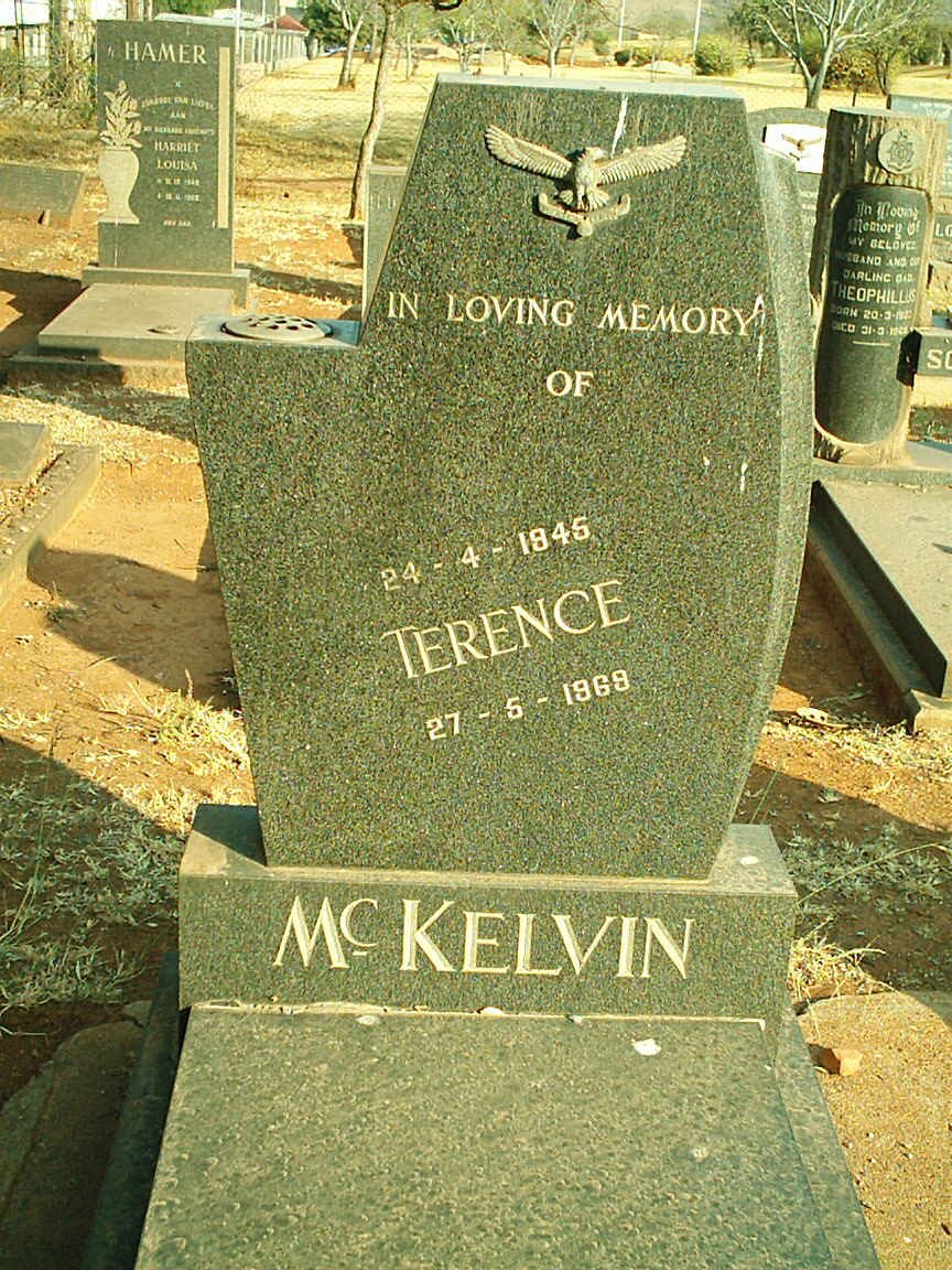McKELVIN Terence 1945-1969