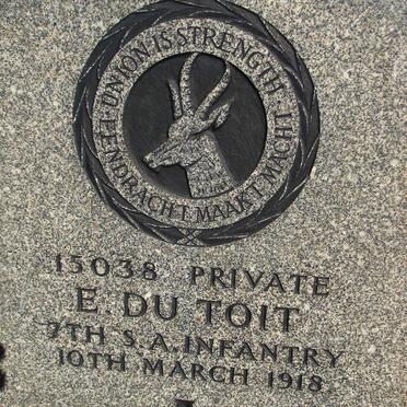 TOIT E., du -1918