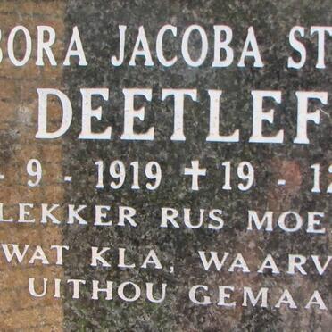 DEETLEFS Debora Jacoba Strydom 1919-2001