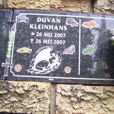 KLEINHANS Duvan 2007-2007