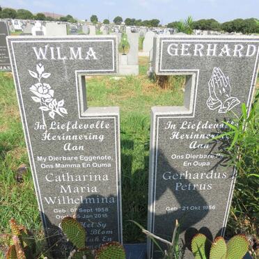 ? Gerhardus Petrus 1956- & Catharina Maria Wilhelmina 1958-2015