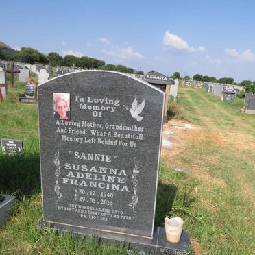 ? Susanna Adeline Francina 1940-2016