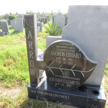 ARROW Andrew Edward 1965-2015 & Susanna Elizabeth 1973-