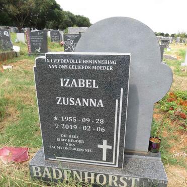 BADENHORST Izabel Zusanna 1955-2019