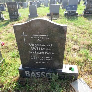 BASSON Wynand Willem Johannes 1946-2015
