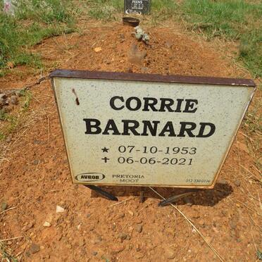 BARNARD Corrie 1953-2021