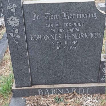 BARNARDT Johannes Hendrickus 1914-1972