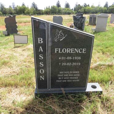BASSON Florence 1936-2019