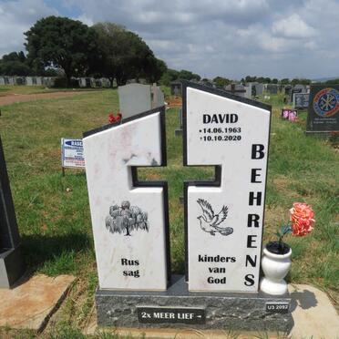BEHRENS David 1963-2020