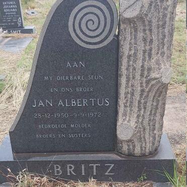 BRITZ Jan Albertus 1950-1972