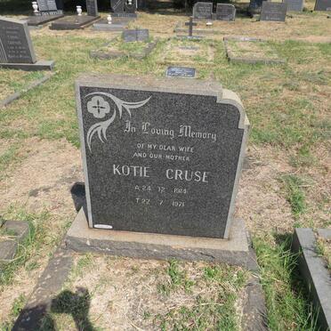 CRUSE Kotie 1914-1971