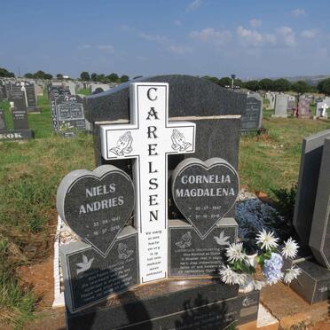 CARELSEN Niels Andries 1941-2015 & Cornelia Magdalena 1947-2015 