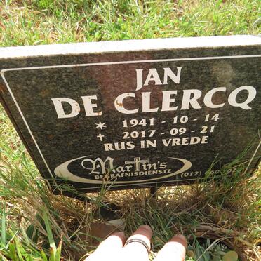 CLERCQ Jan, de 1941-2017