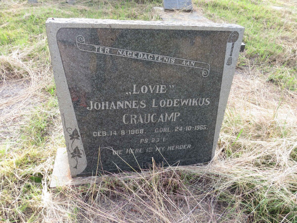 CRAUCAMP Johannes Lodewikus 1908-1965