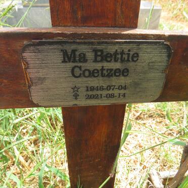 COETZEE Bettie 1946-2021