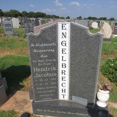 ENGELBRECHT Hendrik Jacobus 1950-2017