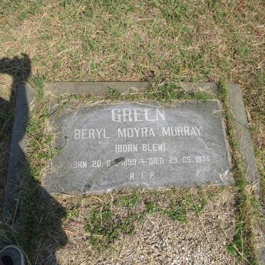GREEN Beryl Moyra Murray nee BLEW 1899-1974