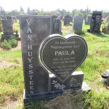 HUYSSTEEN Paula, van 1971-2016