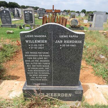 HEERDEN Jan Hendrik, van 1963- & Willemien 1977-2021