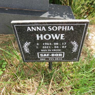 HOWE Anna Sophia 1963-2021