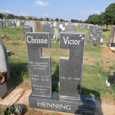 HENNING Victor 1957- & Chrissie 1957-2014