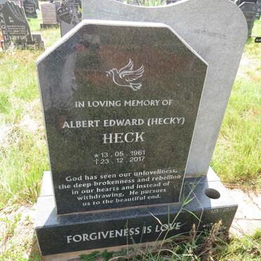 HECK Albert Edward 1961-2017