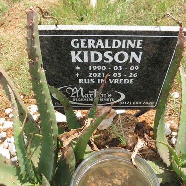 KIDSON Geraldine 1990-2021