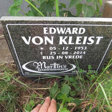 KLEIST Edward, von 1953-2014