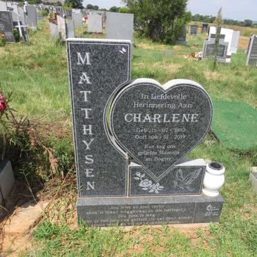 MATTHYSEN Charlene 1982-2019