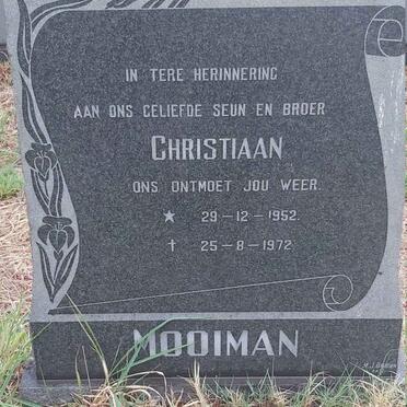 MOOIMAN Christiaan 1952-1972