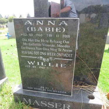 MASSER Willie 1961- & Anna 1960-2018