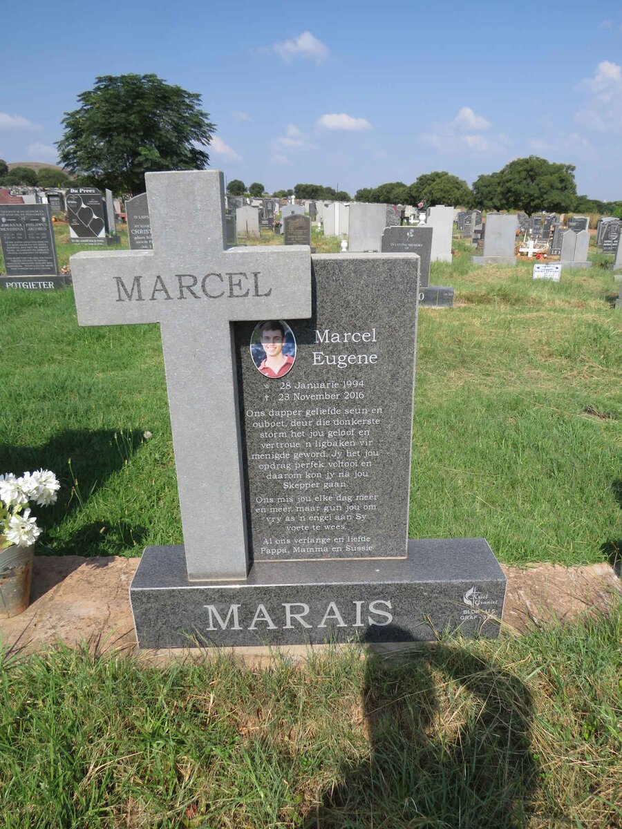 MARAIS Marcel Eugene 1994-2016 